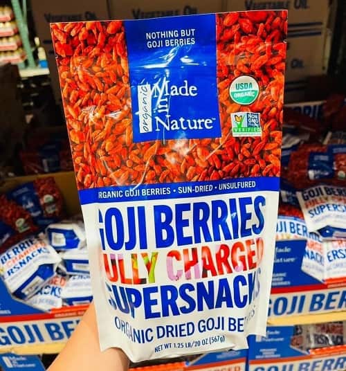 Hạt kỷ tử sấy khô Made In Nature Goji Berries review-2
