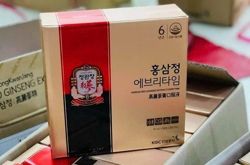 Nước hồng sâm KGC Korean Red Ginseng Extract Everytime review-1