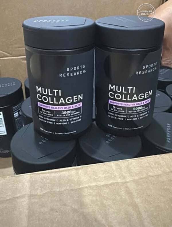Multi Collagen Sports Research 180 viên có gì nổi bật?